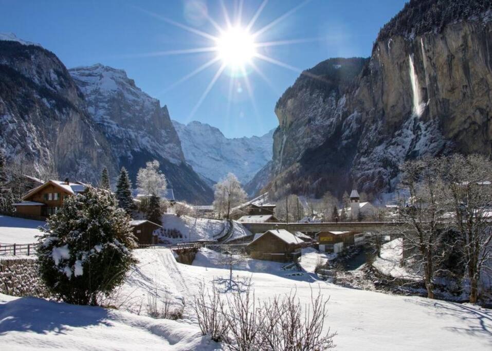 Chalet Maithili Lauterbrunnen -152-Year-Old Majestic Chalet Extérieur photo