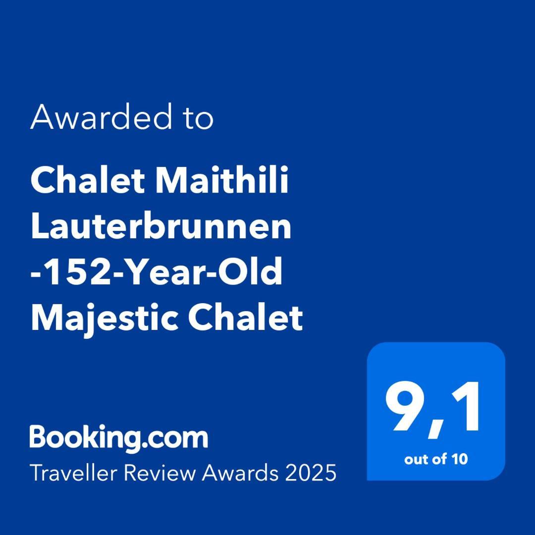 Chalet Maithili Lauterbrunnen -152-Year-Old Majestic Chalet Extérieur photo